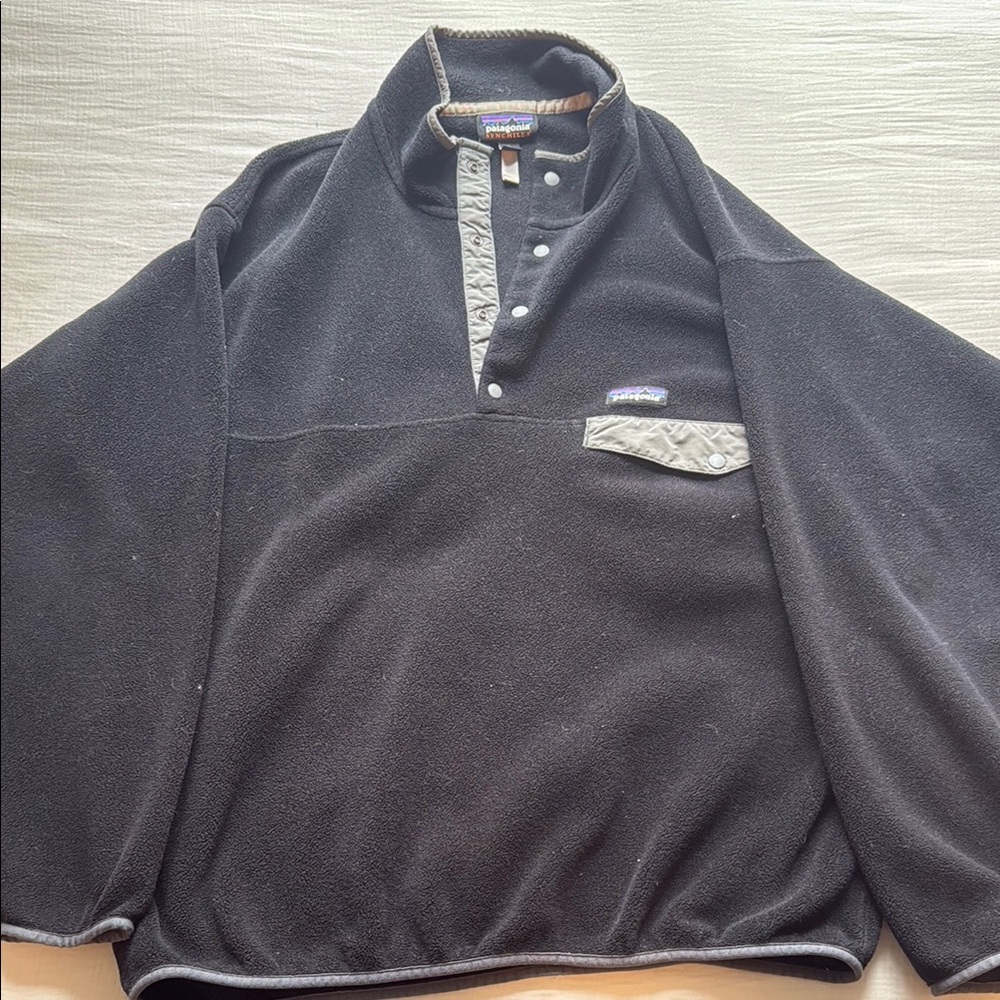 Patagonia Black Synchilla - Large